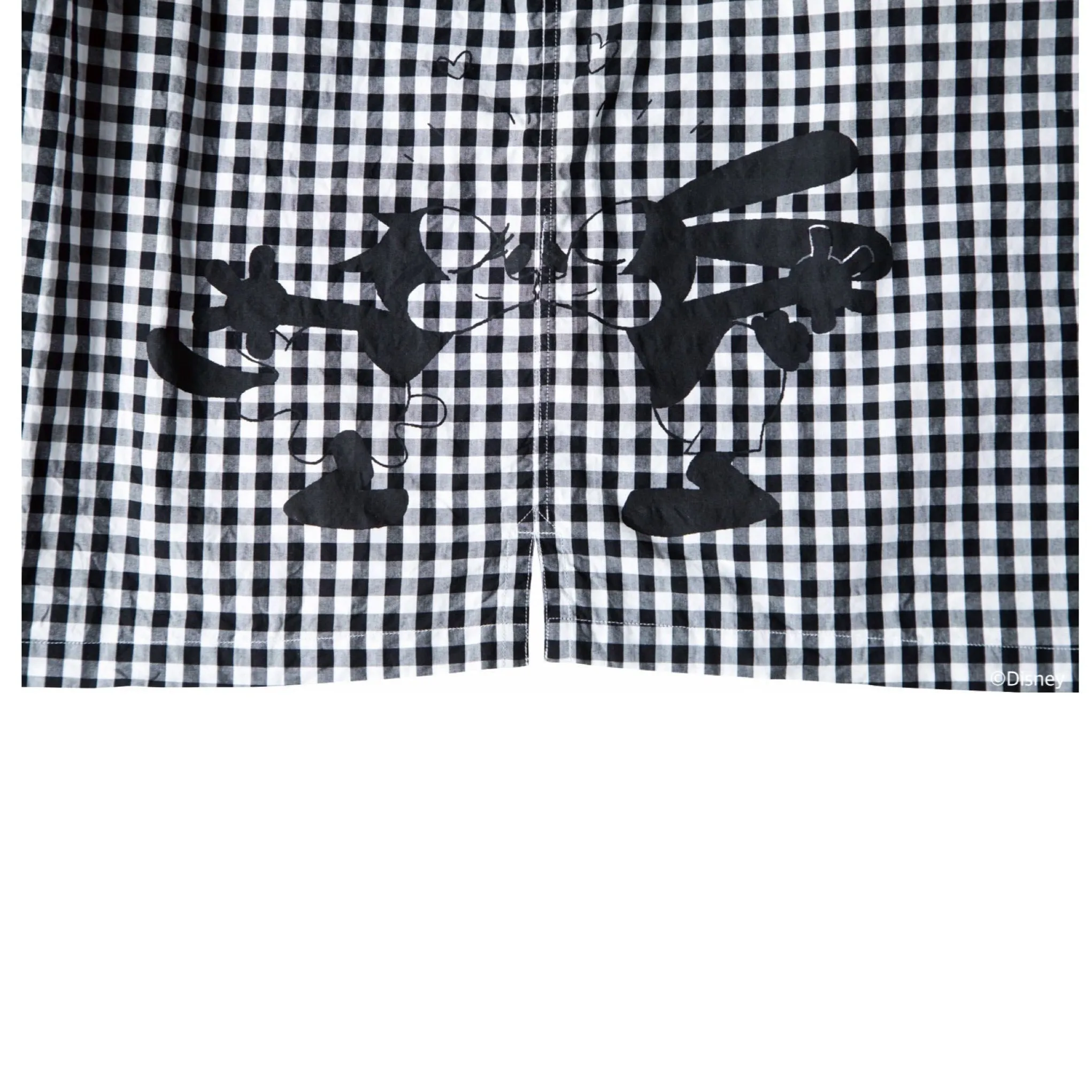 "PC EXCLUSIVE" DISNEY 100 OSWALD / ROLL UP GINGHAM CHECK SHIRT