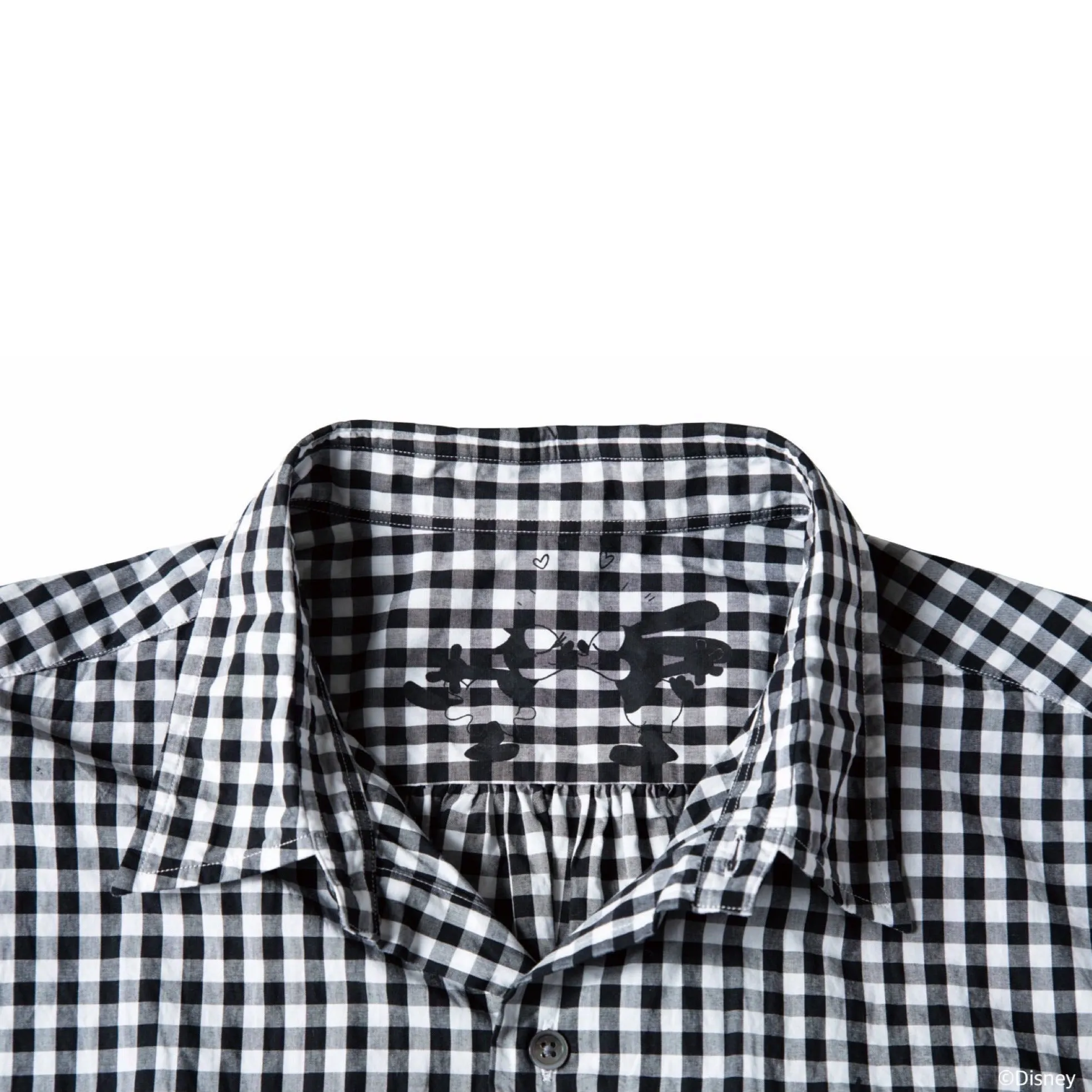 "PC EXCLUSIVE" DISNEY 100 OSWALD / ROLL UP GINGHAM CHECK SHIRT