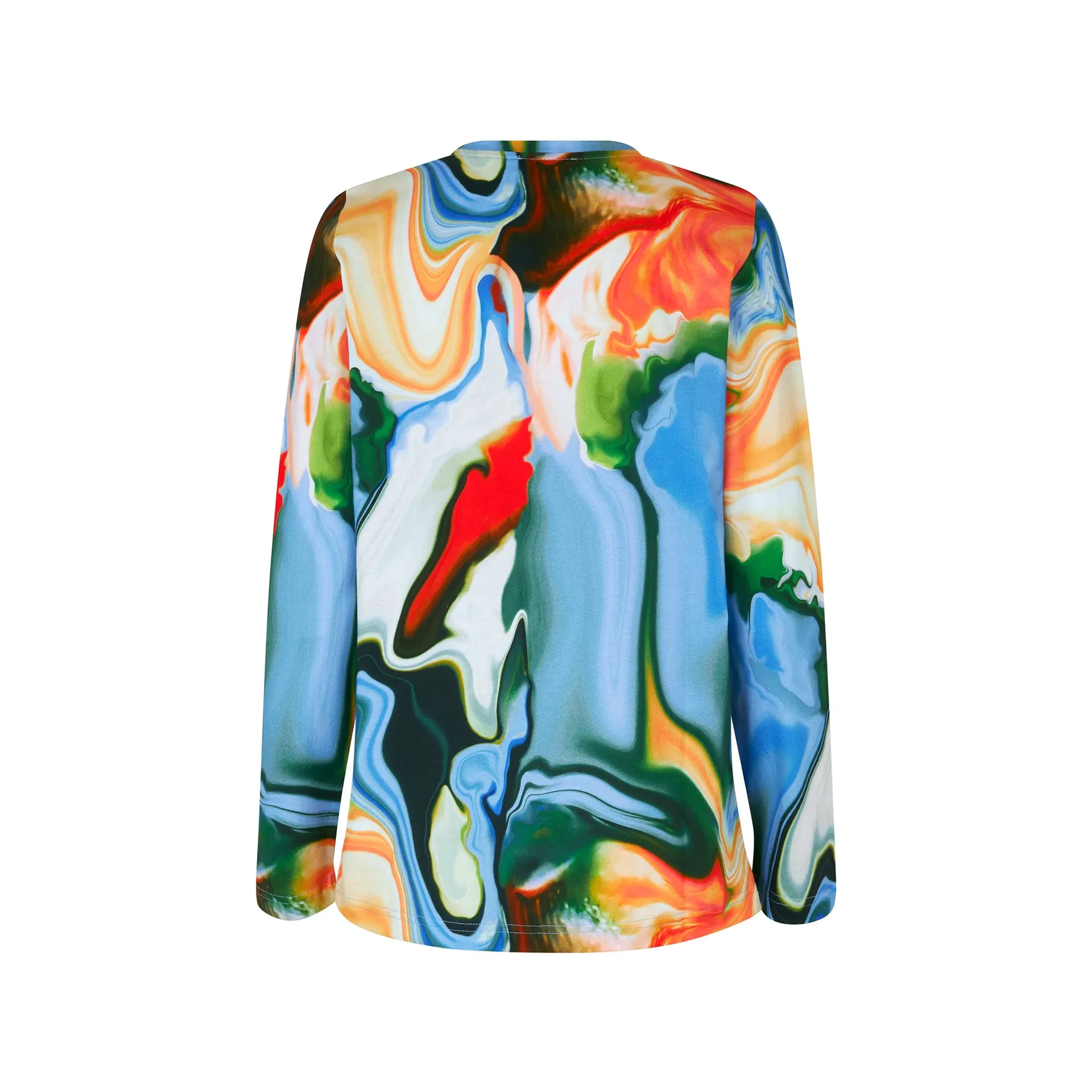 Roxanne Blouse in Distorted Liquid