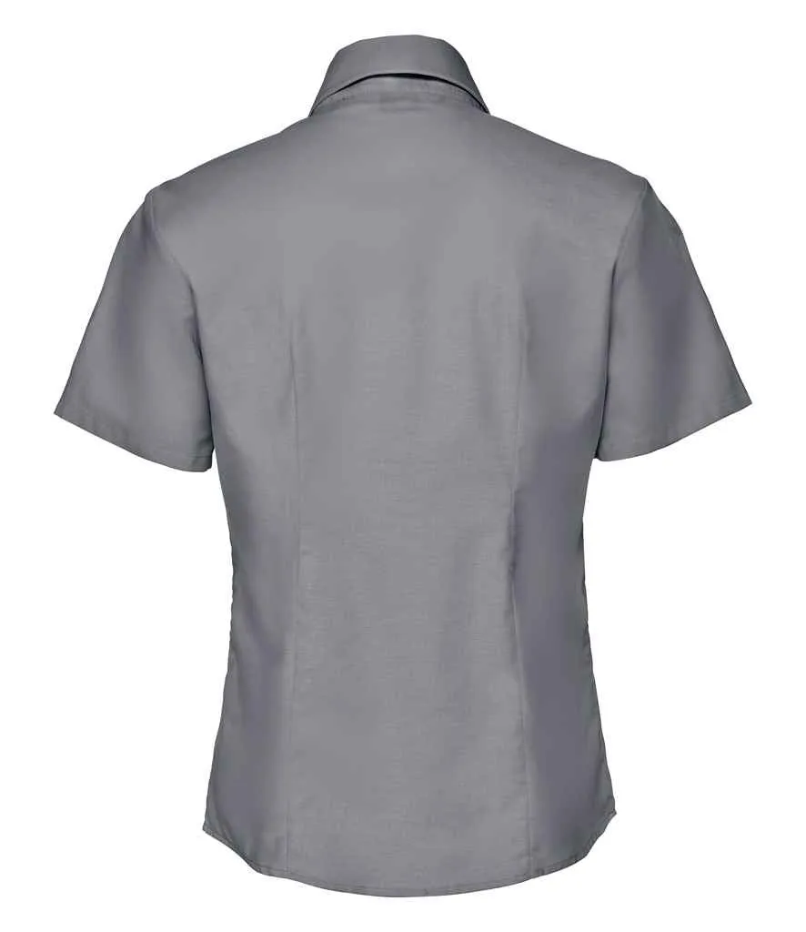 Russell Collection Short Sleeve Easy Care Oxford Shirt (Ladies)