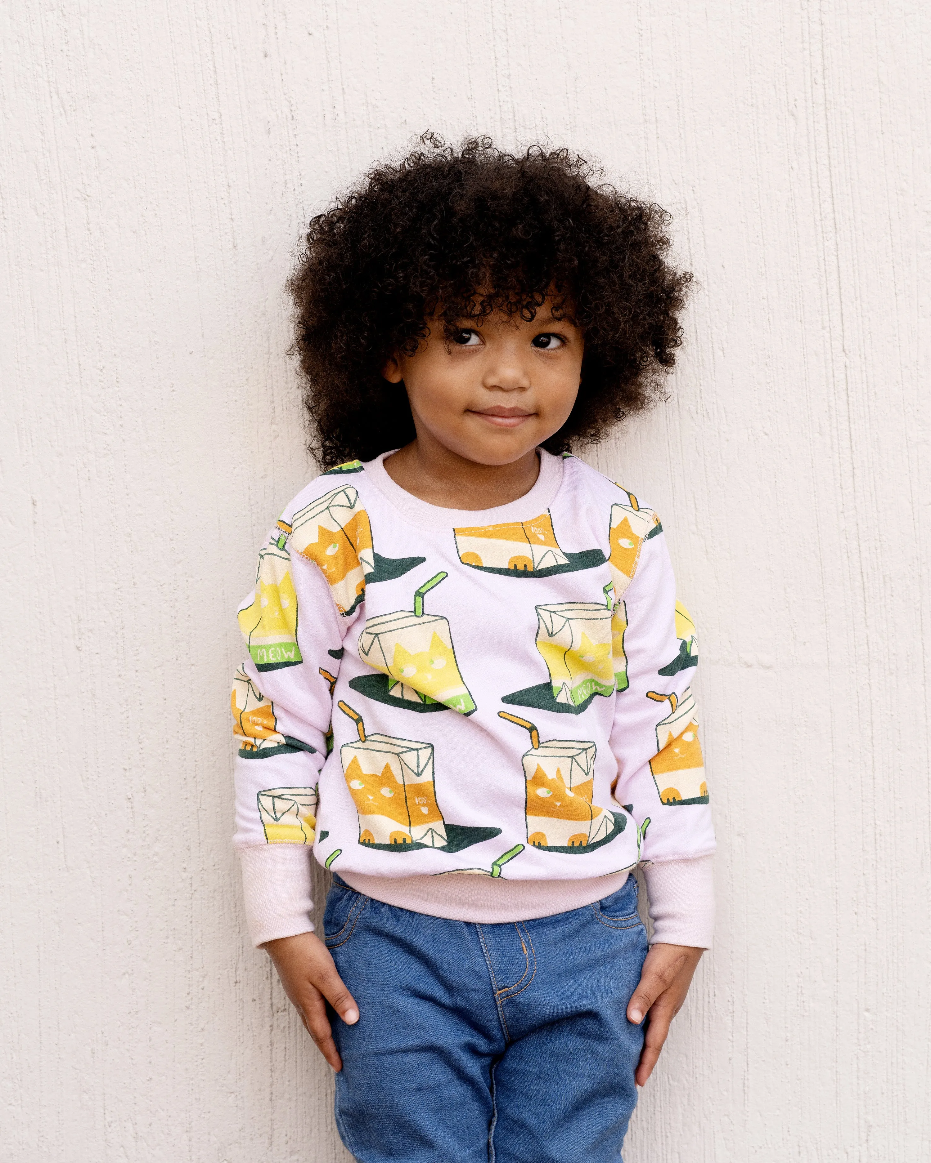SALE Kids Juice Cat Sweatshirt