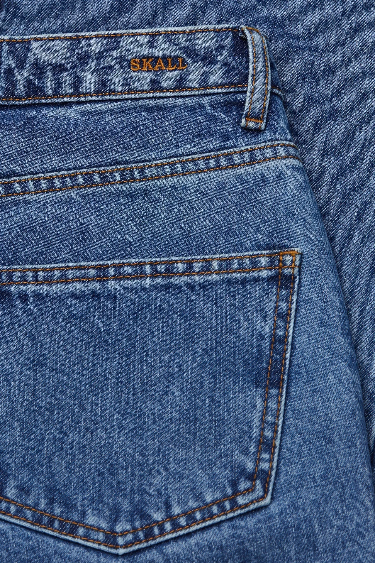 SKALL - JEANS DROIT MADDY - BLEU MOYEN DÉLAVÉ - AH24