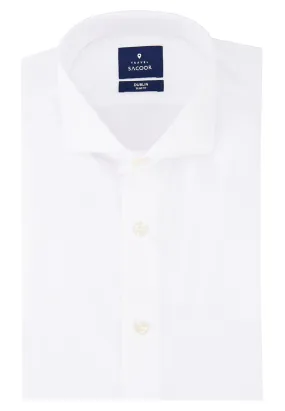 Slim fit COOLMAX shirt plain color 120's fabric made of blended cotton