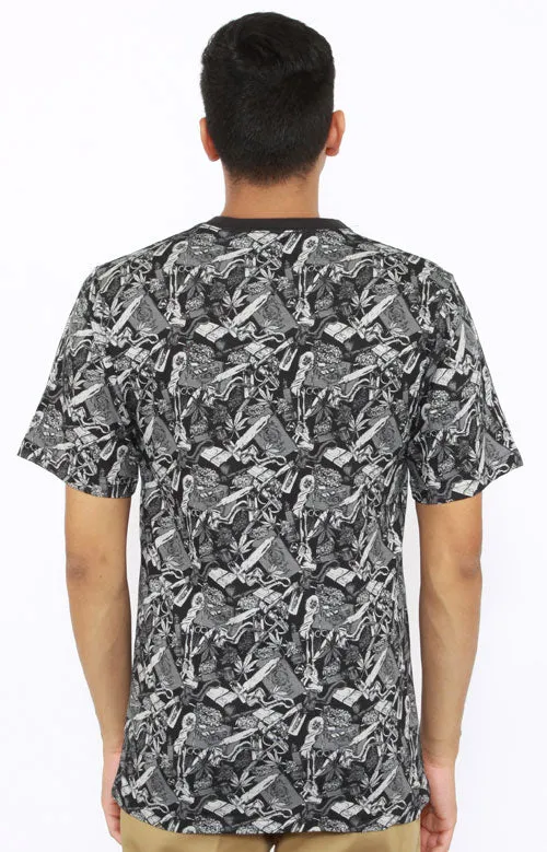 Smokers Exclusive Custom Tee - Black/Grey