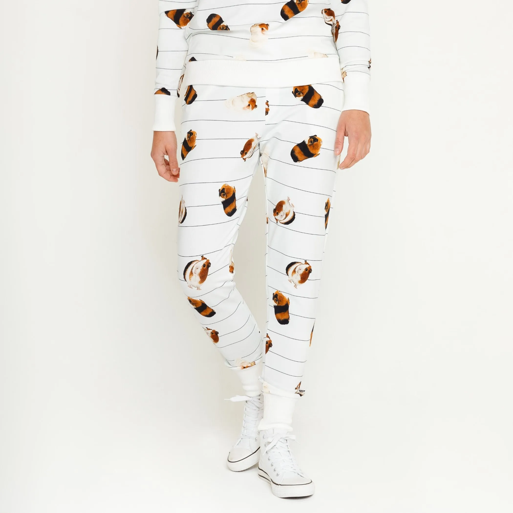 SNURK guinea pig white pants ladies