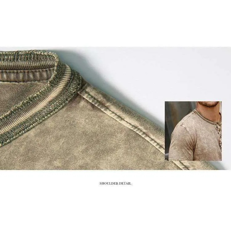 Solid Neutral Men's Top