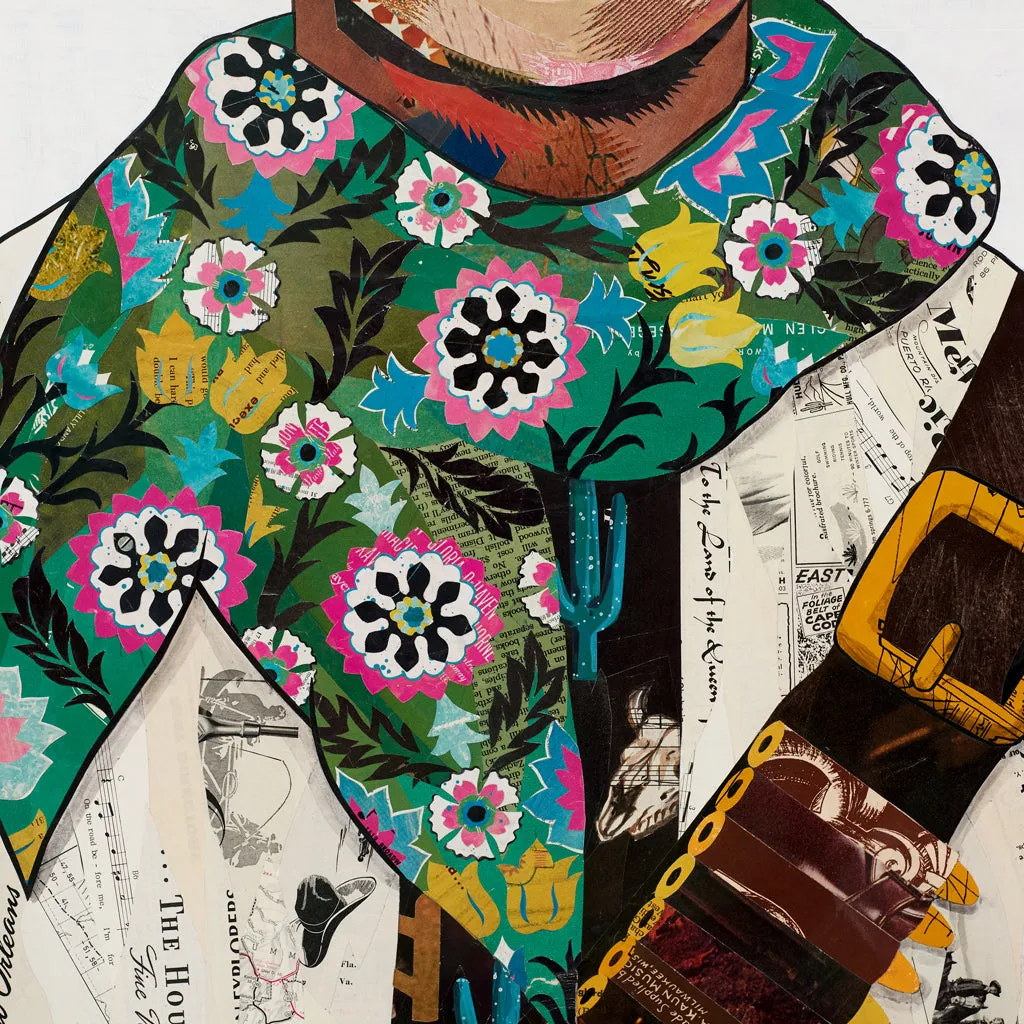 SONORAN RANGER original paper collage