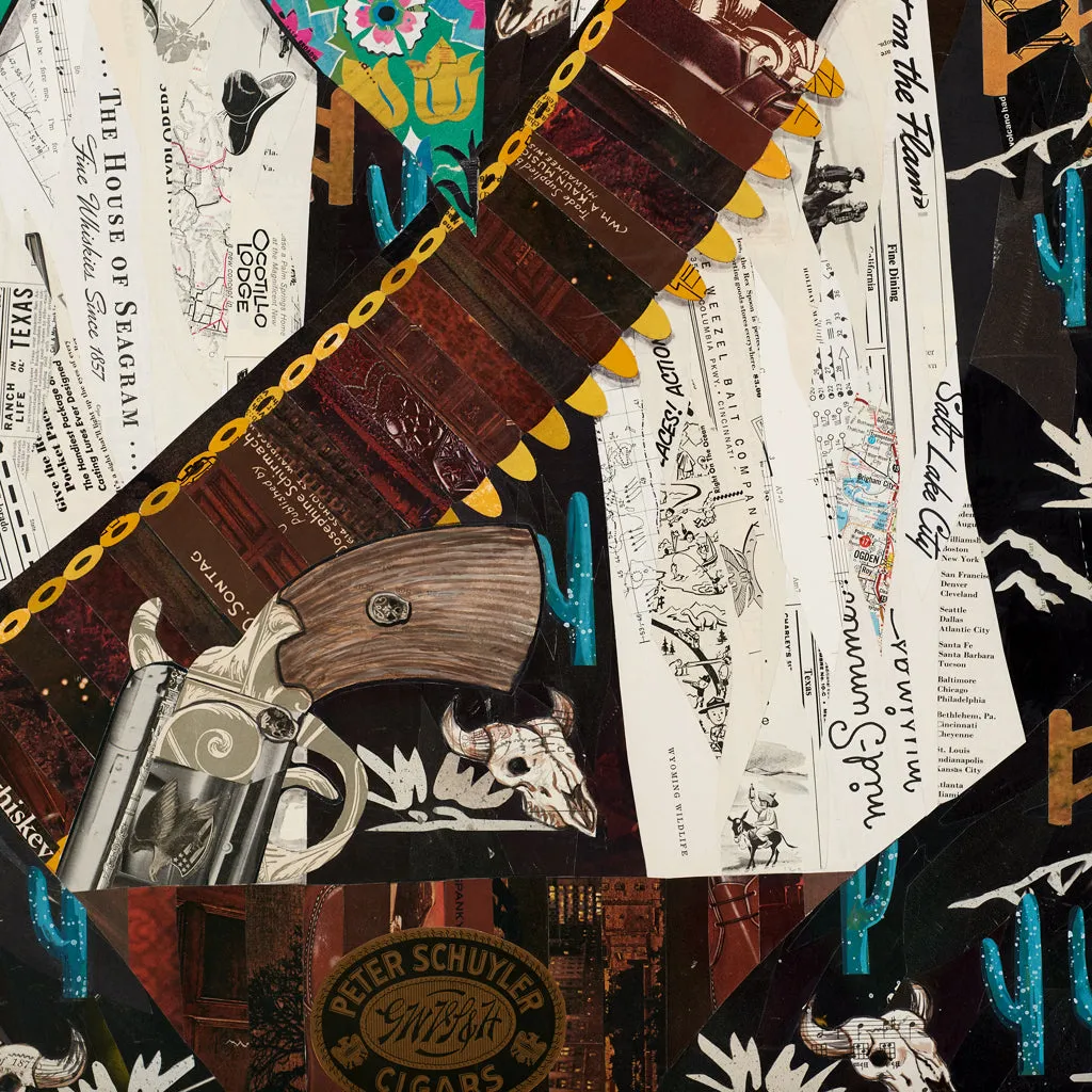 SONORAN RANGER original paper collage