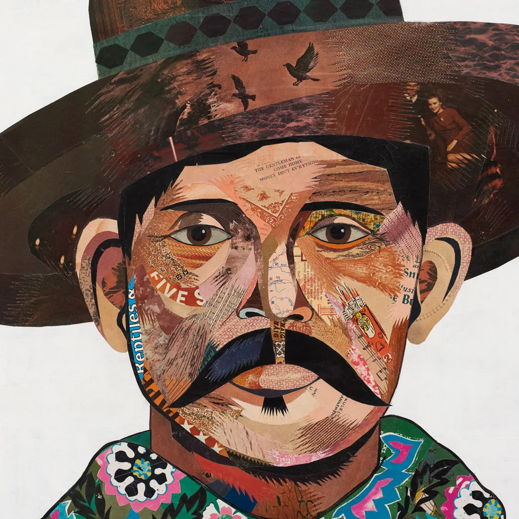 SONORAN RANGER original paper collage
