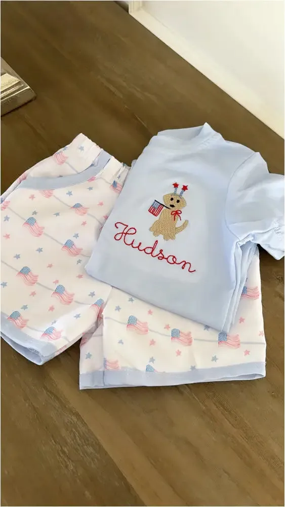 Stars and Stripe Short Set