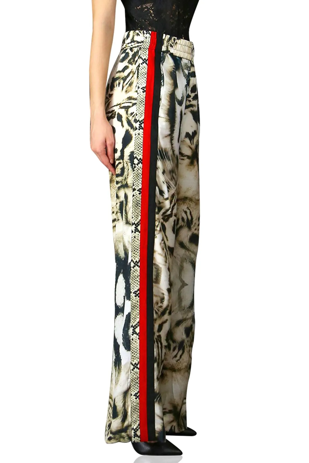 Straight Leg Pant-Tiger Print