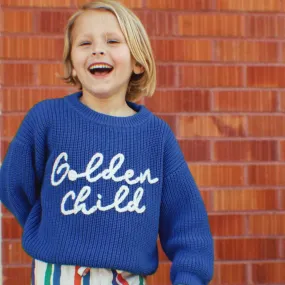 The Golden Child Knit Sweater - Electric