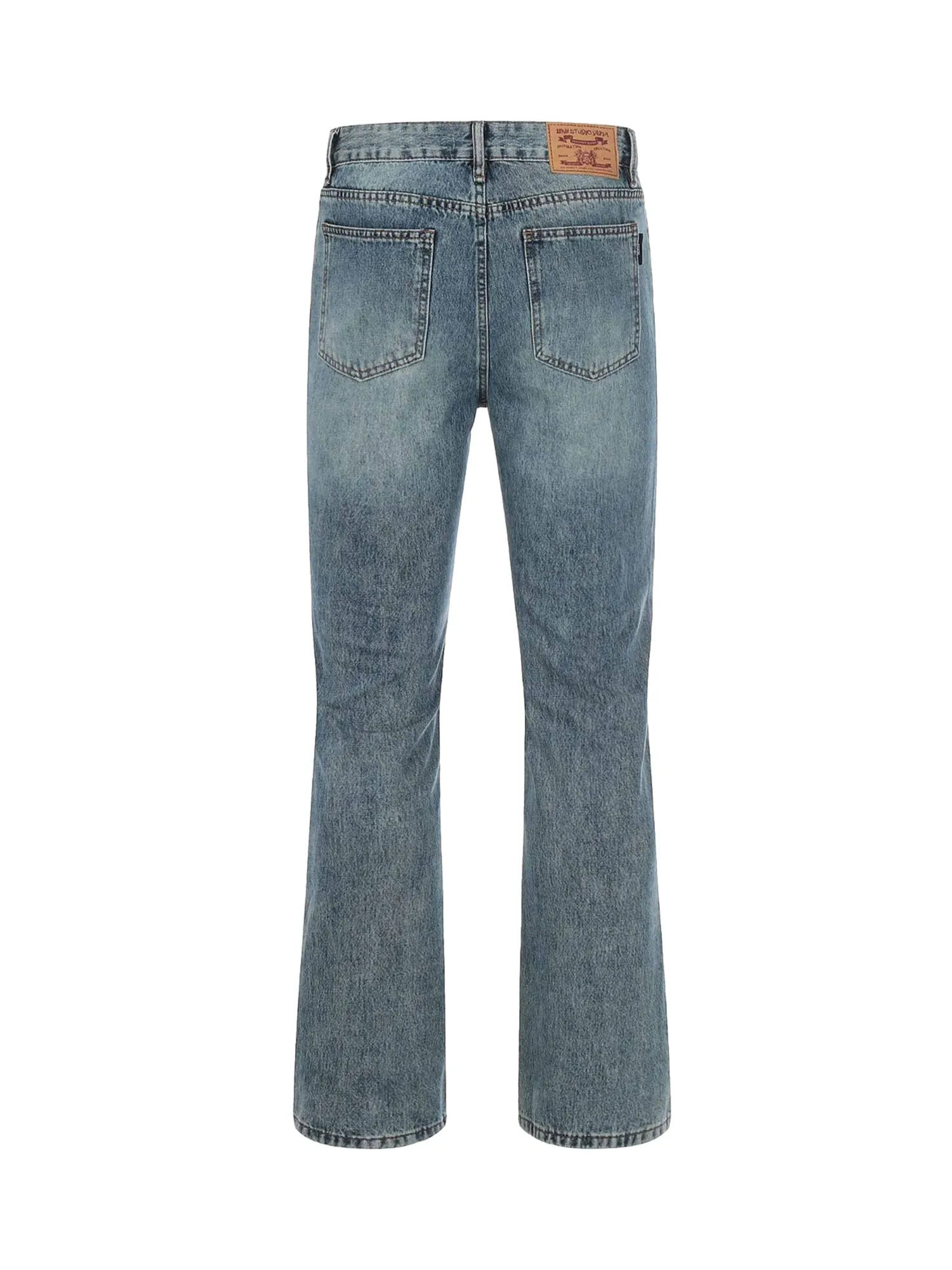 Thesupermade Washed Graffiti Ripped Jeans
