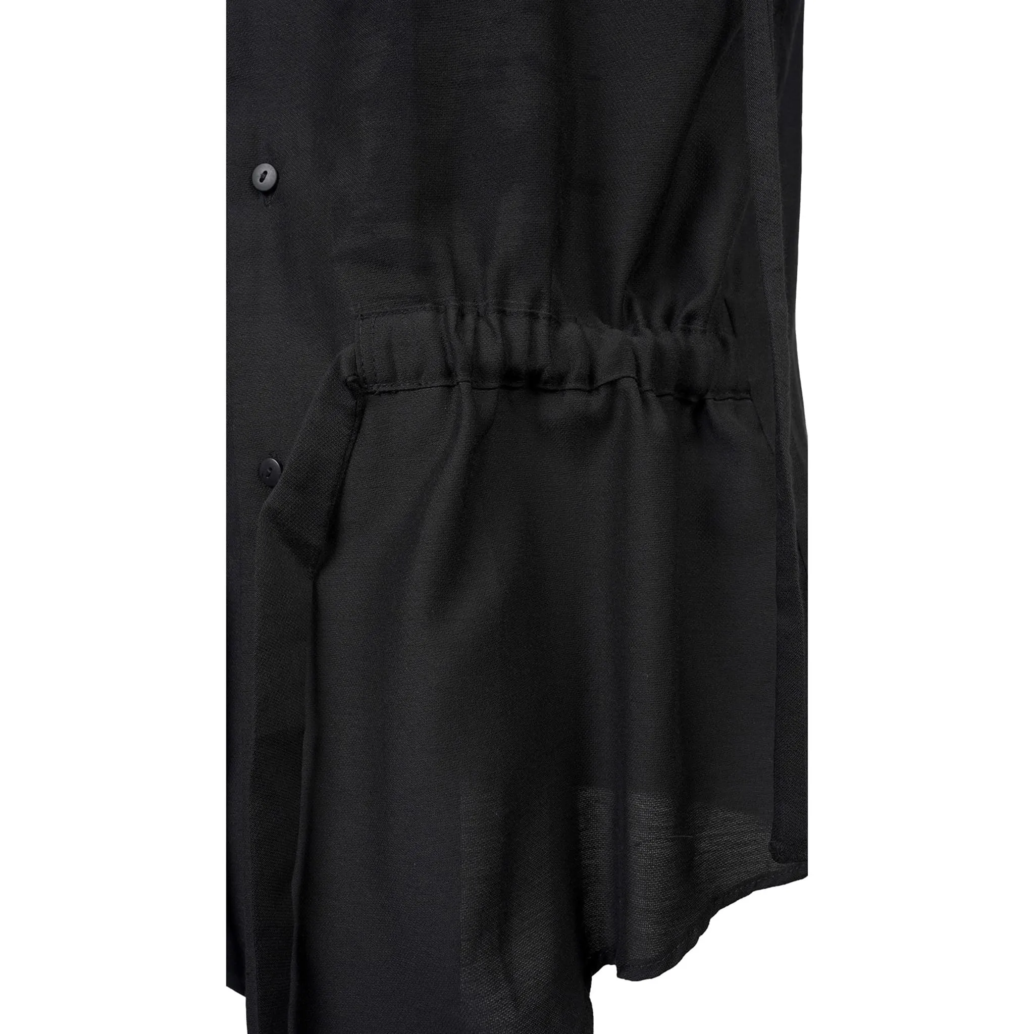 Transforming-Collar Shirt Without Sleeves