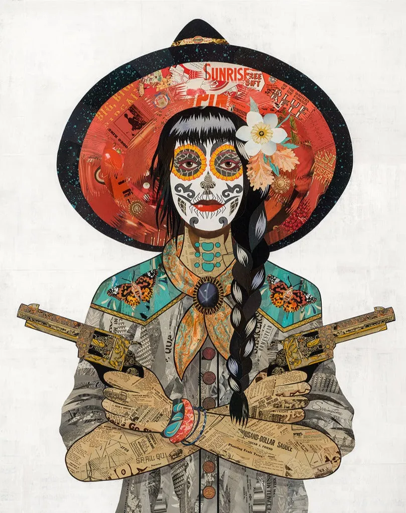 VAQUERA SUDOESTE (PAINTED LADY) limited edition paper print