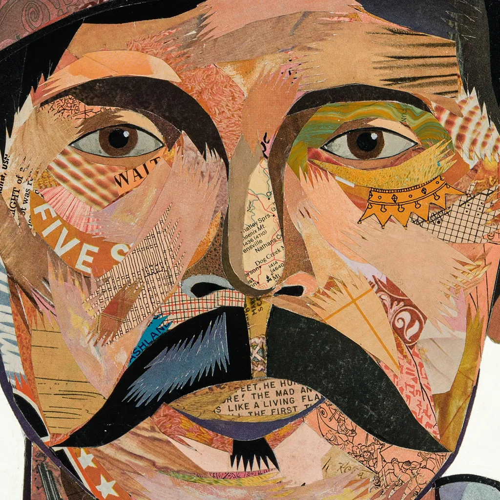 VAQUERO (TIGERS) original paper collage