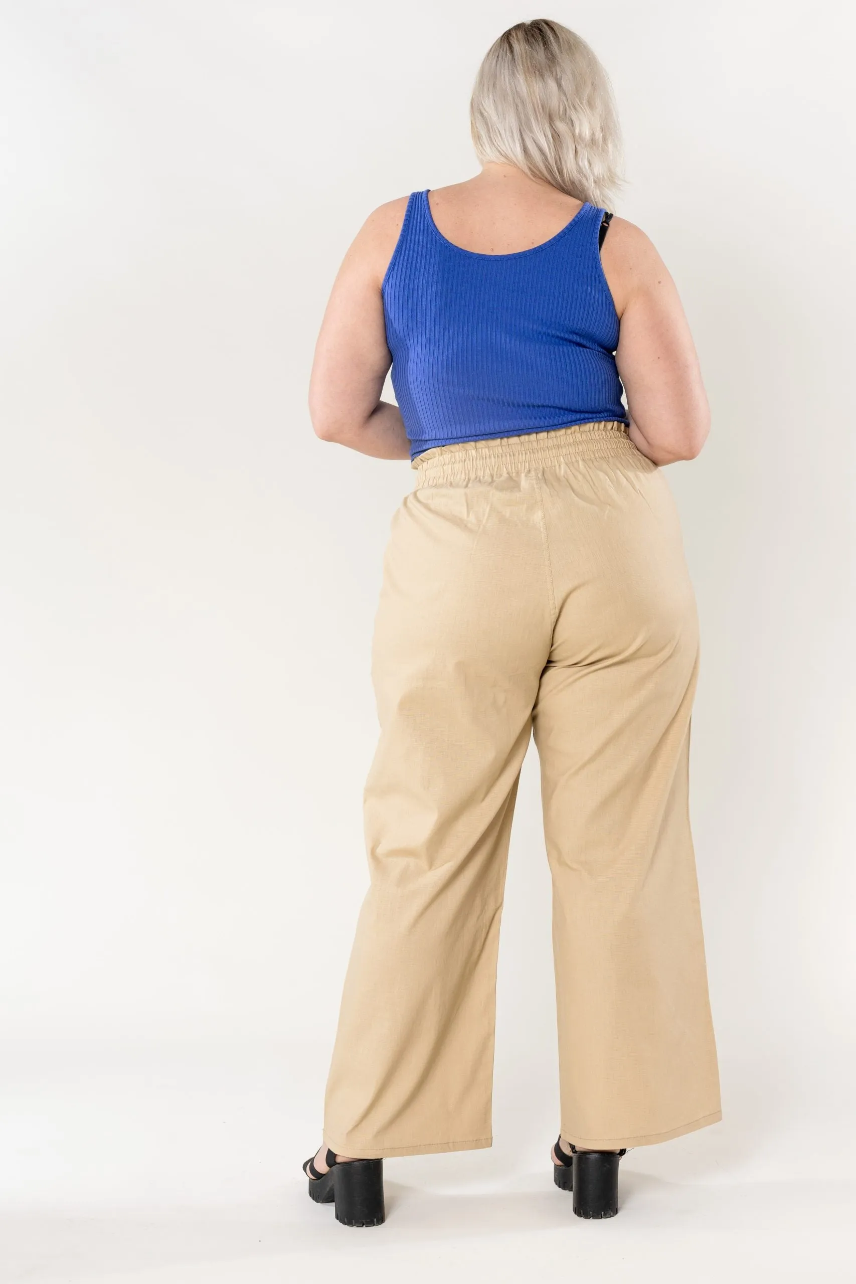 Wholesale Wide Linen Style Sand Pants