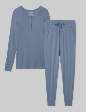 Women's Downtime Henley & Jogger Set