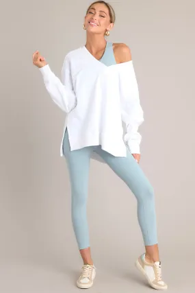 Z-Supply Double Take White Sweatshirt